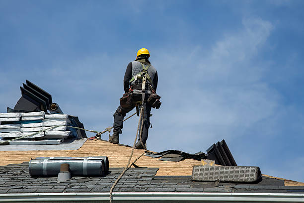 Professional Emergency Roof Repair technician working in Hatboro, PA
